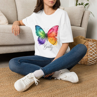 Butterfly Beauty T-Shirt — Colorful Watercolor Butterfly Graphic Tee