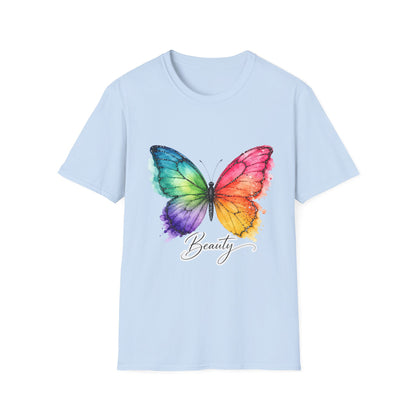 Butterfly Beauty T-Shirt — Colorful Watercolor Butterfly Graphic Tee