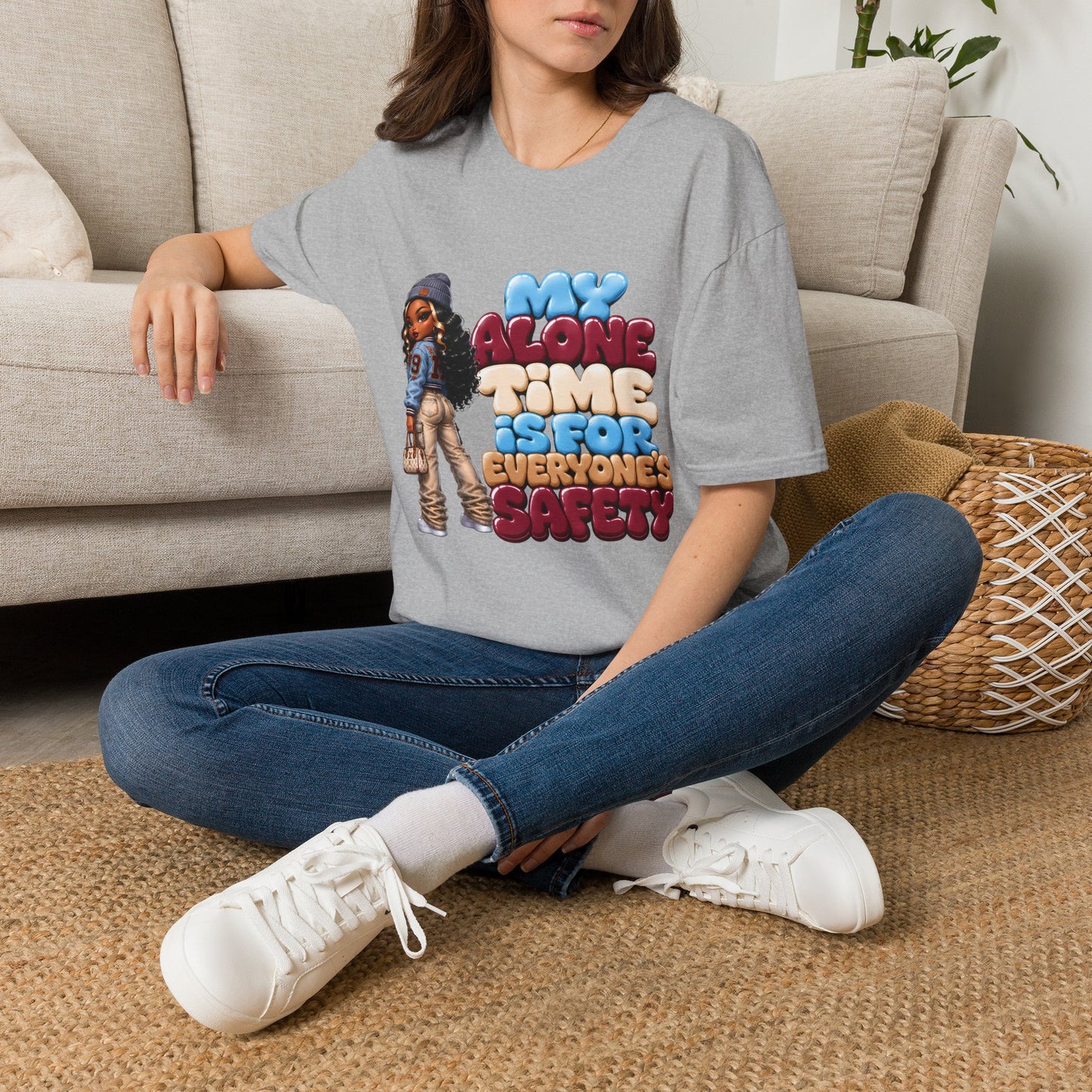 Funny "My Alone Time Is For Everyone's Safety" T-Shirt