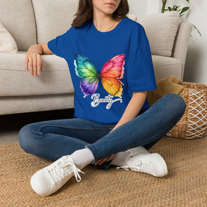 Butterfly Beauty T-Shirt — Colorful Watercolor Butterfly Graphic Tee