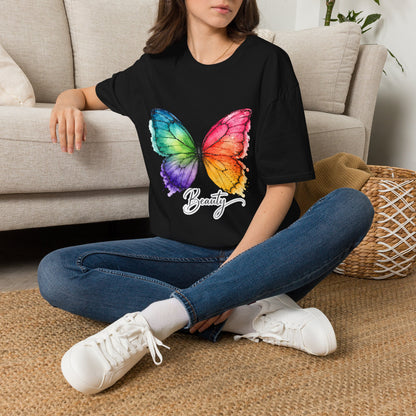 Butterfly Beauty T-Shirt — Colorful Watercolor Butterfly Graphic Tee