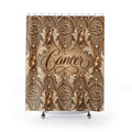 Cancer Zodiac  Elegant Gold Astrological — Shower Curtain Bathroom