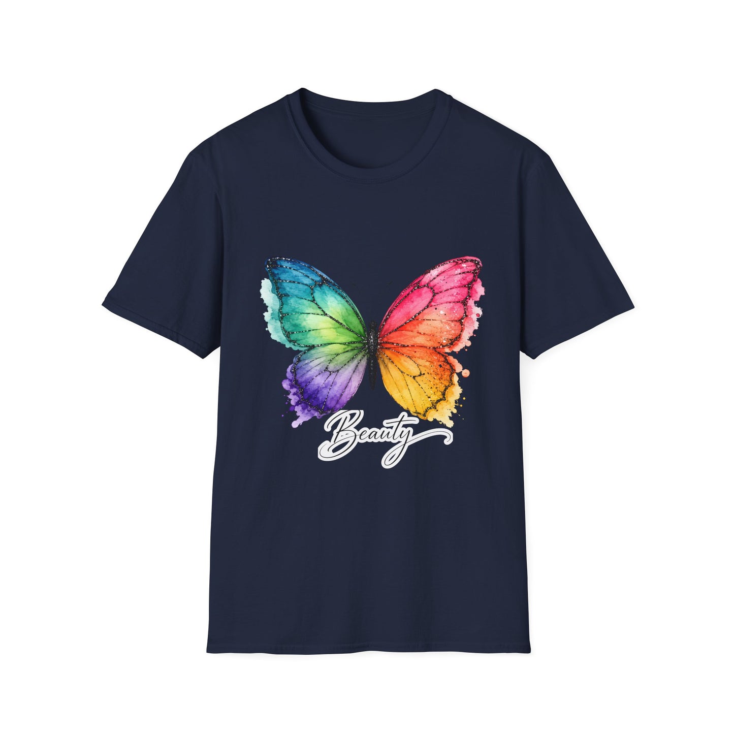 Butterfly Beauty T-Shirt — Colorful Watercolor Butterfly Graphic Tee