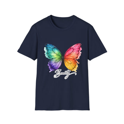 Butterfly Beauty T-Shirt — Colorful Watercolor Butterfly Graphic Tee