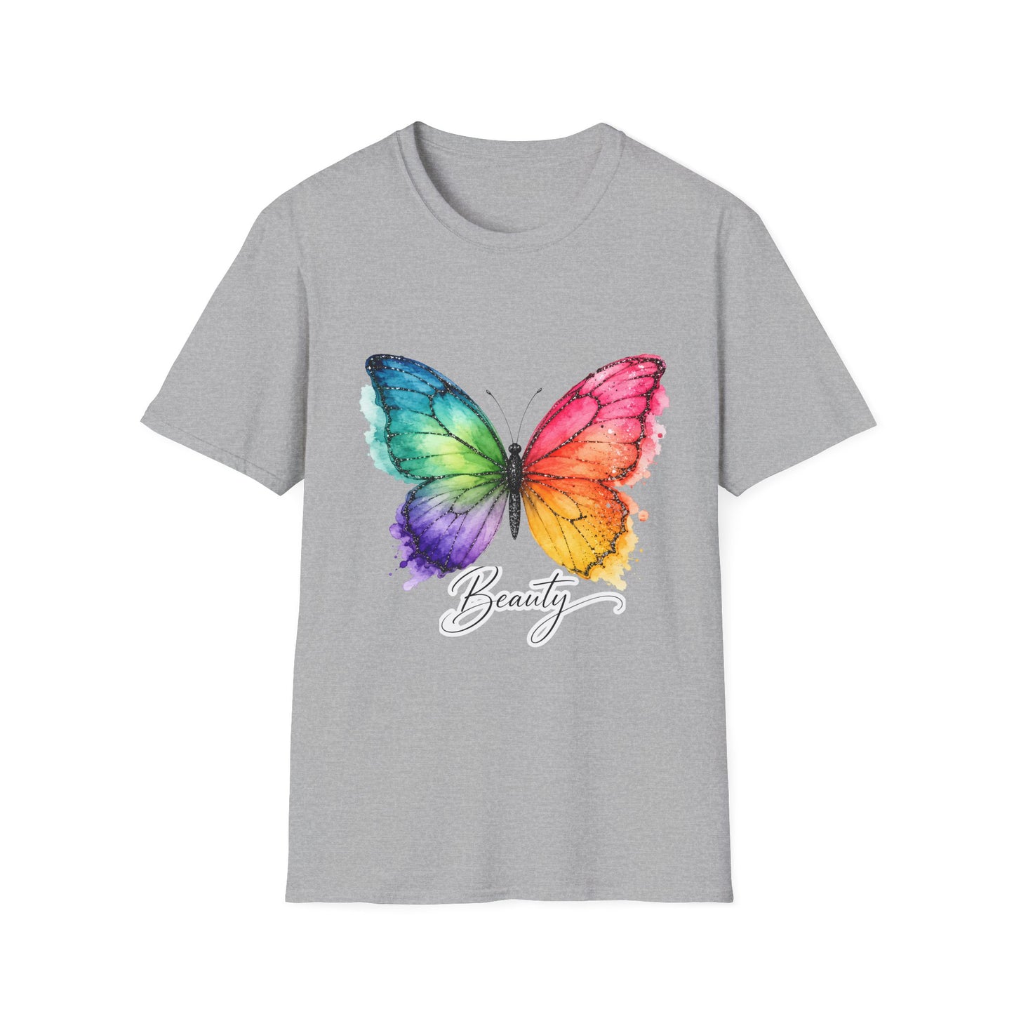 Butterfly Beauty T-Shirt — Colorful Watercolor Butterfly Graphic Tee