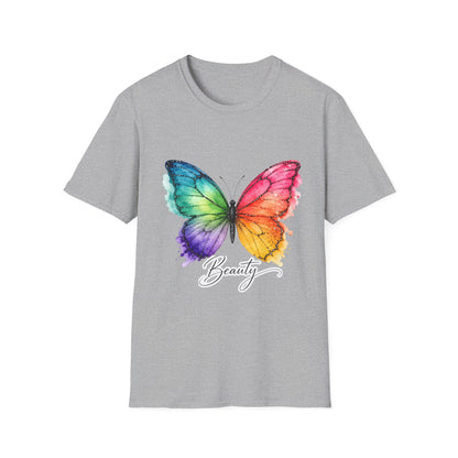 Butterfly Beauty T-Shirt — Colorful Watercolor Butterfly Graphic Tee
