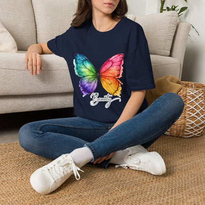 Butterfly Beauty T-Shirt — Colorful Watercolor Butterfly Graphic Tee