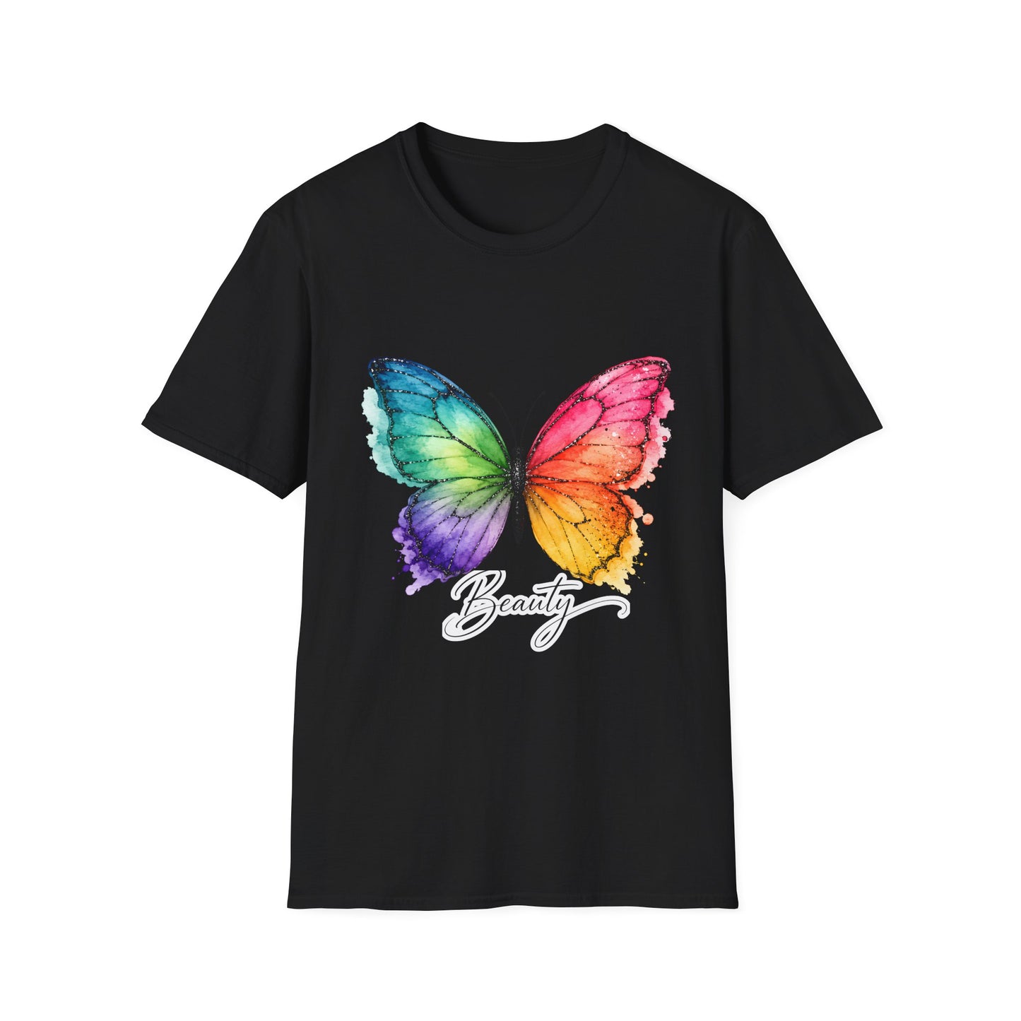 Butterfly Beauty T-Shirt — Colorful Watercolor Butterfly Graphic Tee