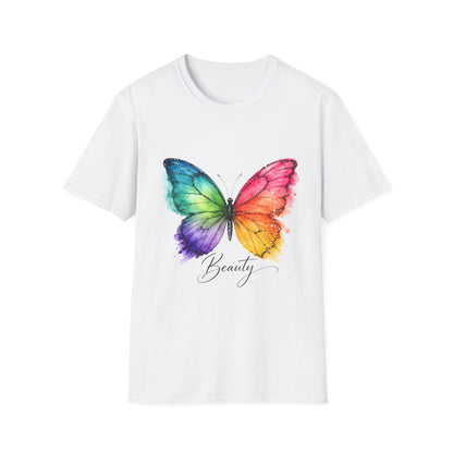 Butterfly Beauty T-Shirt — Colorful Watercolor Butterfly Graphic Tee
