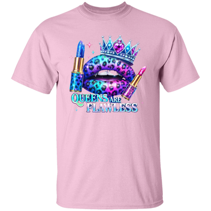 Light pink t-shirt with a colorful graphic and text